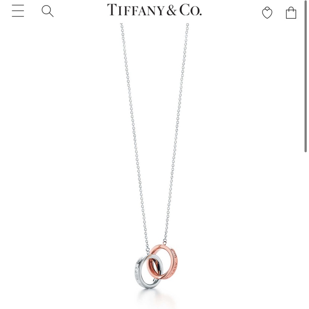 NIB Authentic Tiffany Interlocking Circle